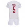 Danmark Joakim Maehle #5 Bortedraktsett Barn VM 2022 Kortermet (+ korte bukser)